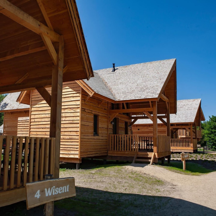 Prefab vakantiewoningen van hout